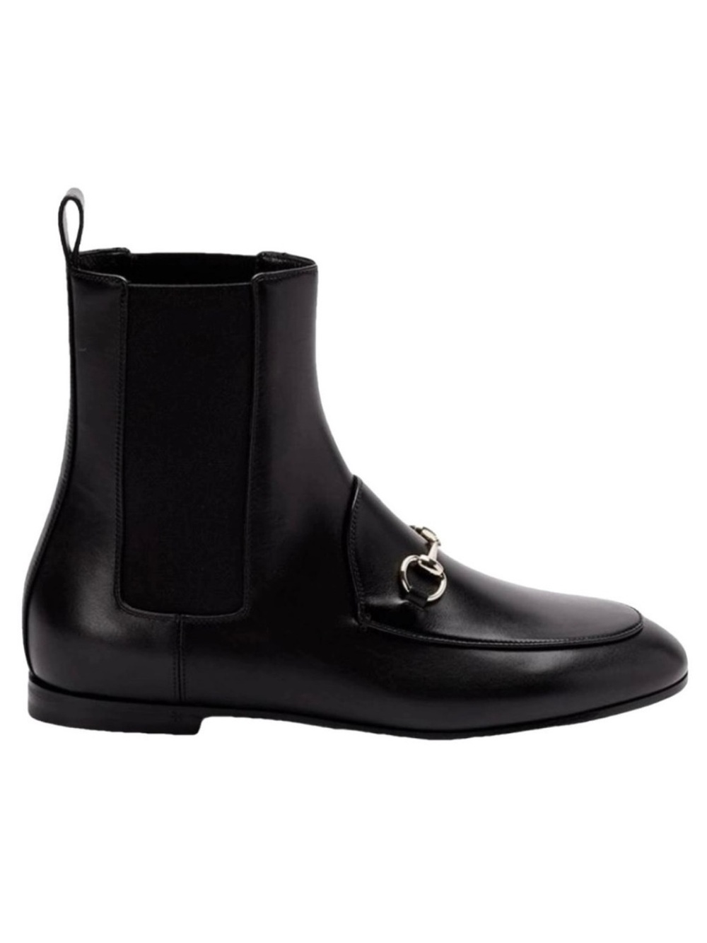 GUCCI Jordaan horsebit leather ankle boots